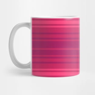 Peach and Pink Gradient Stripes Mug